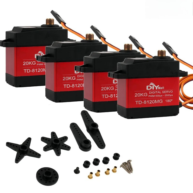 Robot Arm Motor - 20KG TD-8120MG Duży Moment Obrotowy Standardowy